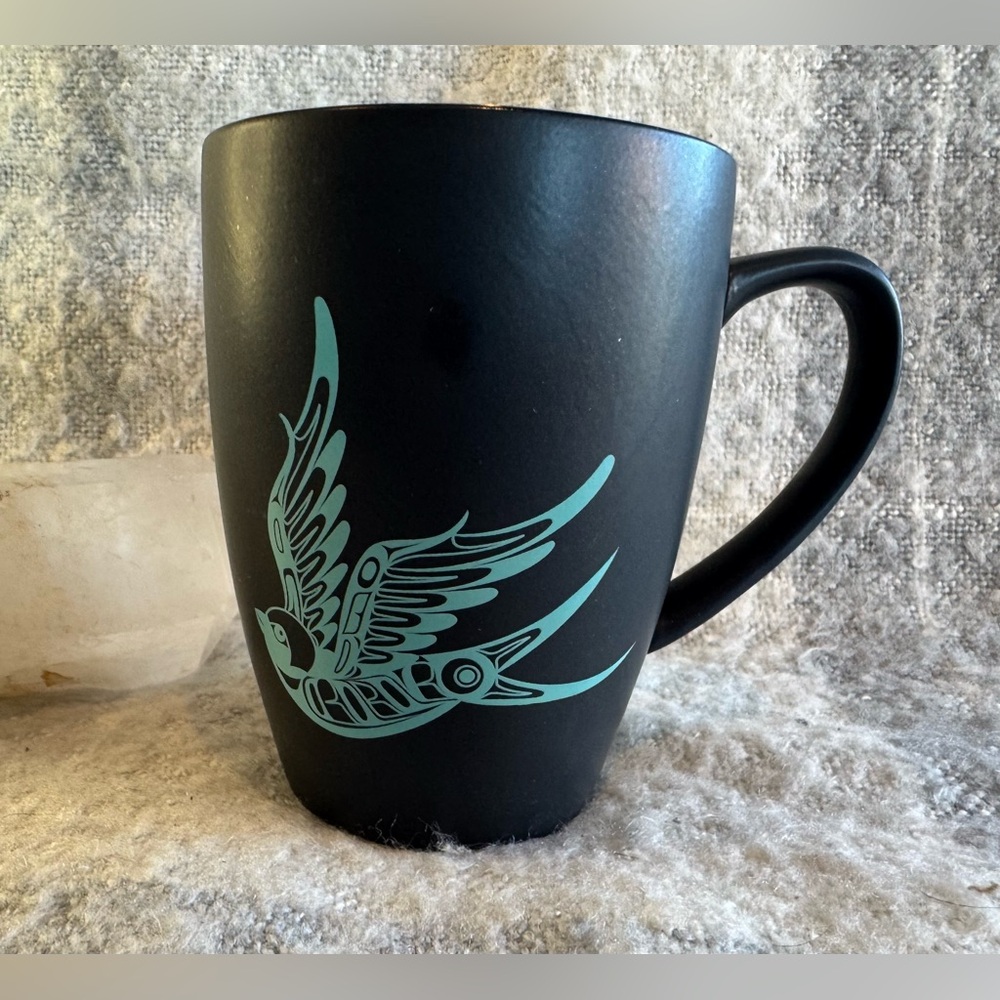 First Nations Swallow Ceramic Mug by Tsimshian artist Corey W. Moraes NWOT